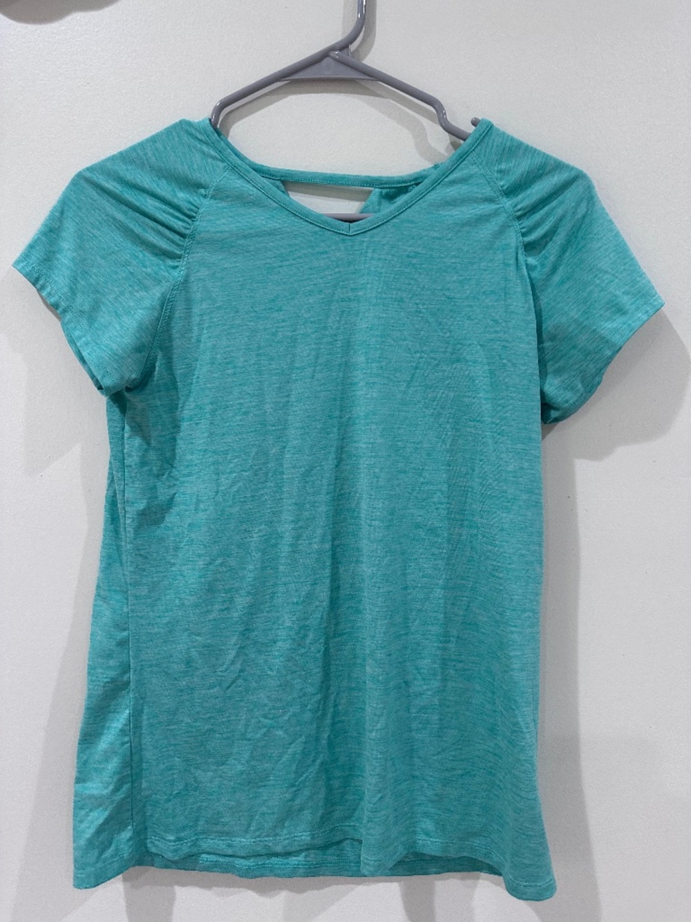 champion teal athletic shirt